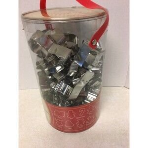 Wilton 40 Pc. Holiday Christmas Santa Angel  Candy Cane Cookie Cutters NIB